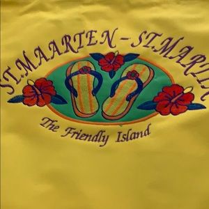 A beautiful shopping bag  souvenir from Caribbean